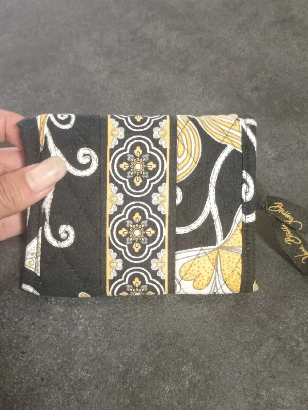 Vera Bradley Quilted Floral Fold Wallet - Picture 4 of 4